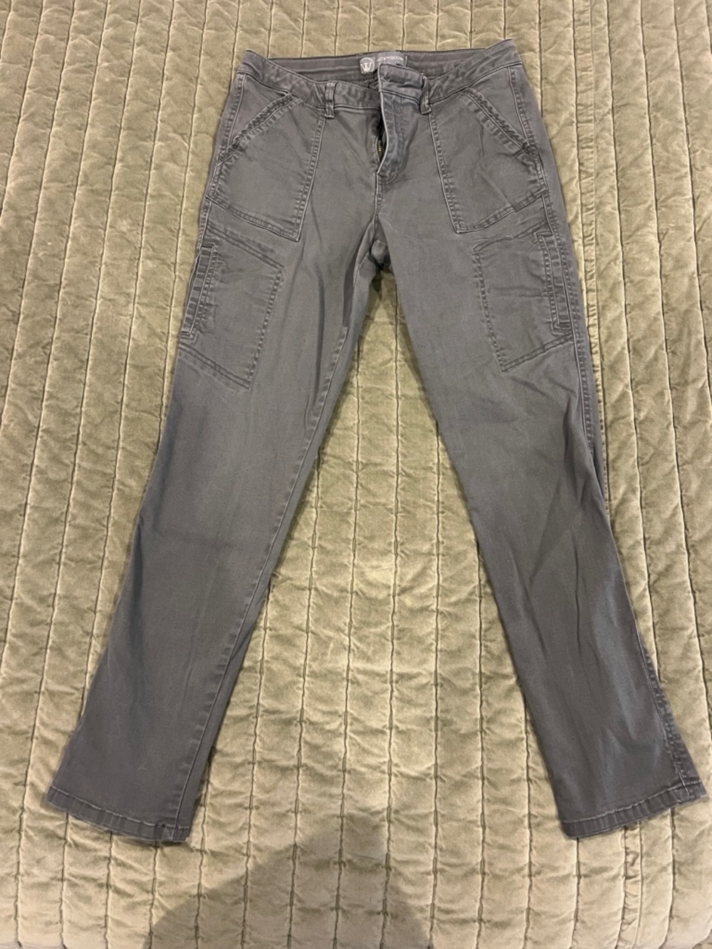 Wit & Wisdom Gray High-Rise Women's Pants